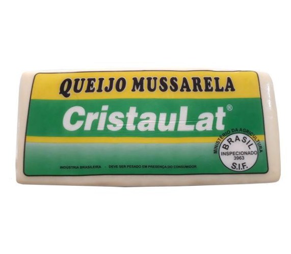 Queijo Mussarela Cristaulat (Aprox. 3,200kg.)