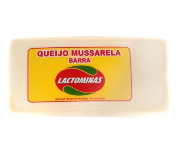 Queijo Mussarela Lactominas (Aprox. 4,000kg.)